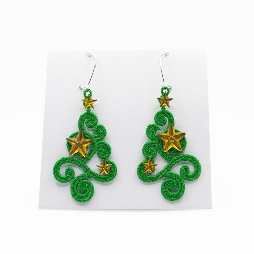 Orecchini Albero Broccato